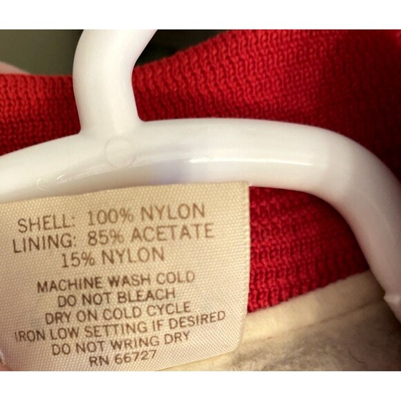 Vintage Satin Bomber Red Jacket XXL 80s Worlds Famous Pizza TUBBY’S Indiana - Picture 7 of 8